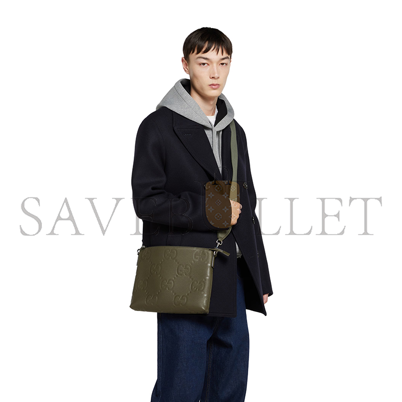 GUCCI GG JUMBO MEDIUM CROSSBODY BAG 696009 (31*24.5*5cm) GUCCI GG JUMBO MEDIUM CROSSBODY BAG 696009 (31*24.5*5cm)